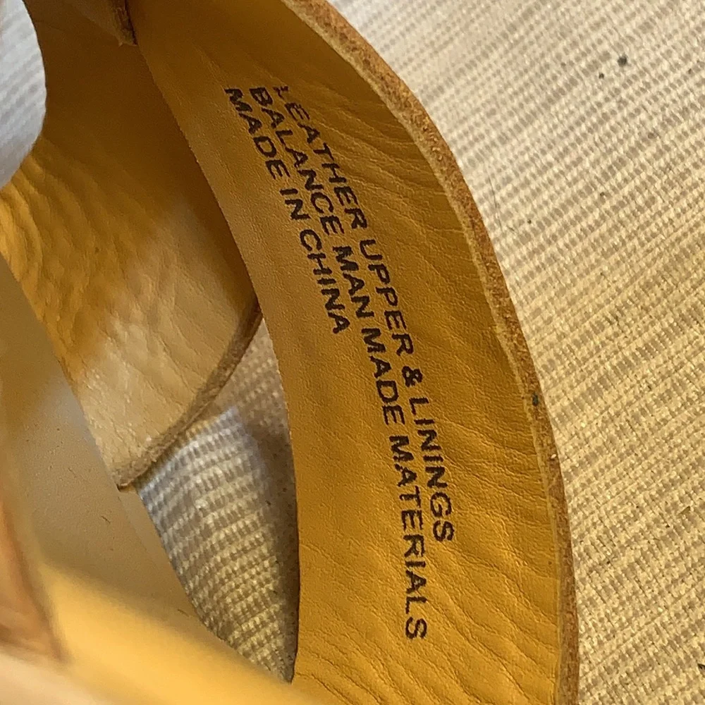 NWOT Kork-Ease leather color block wedges fun!